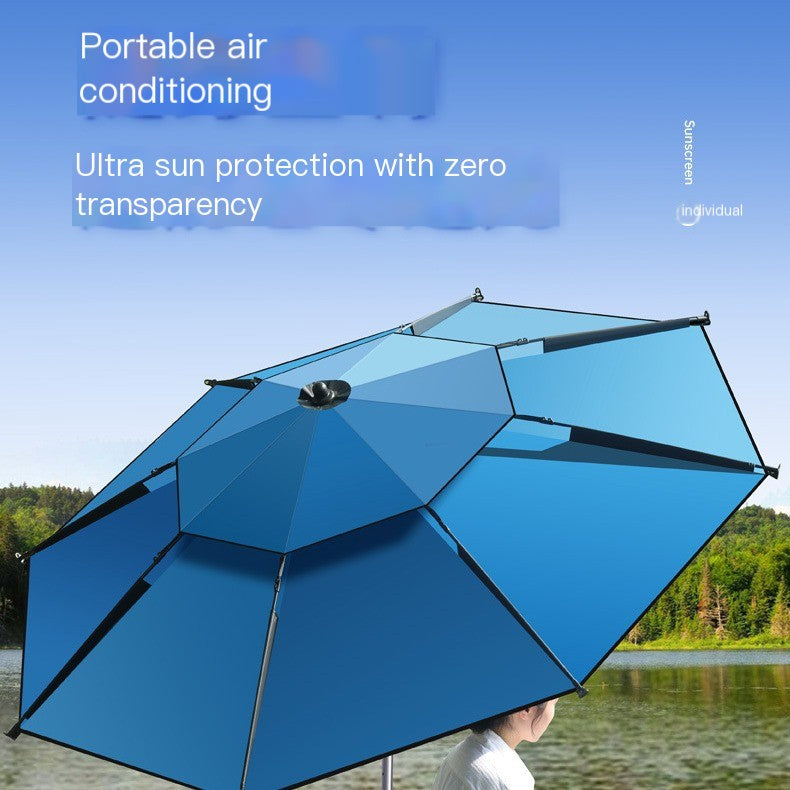 Reinforced Metal  Umbrella with Black Coating